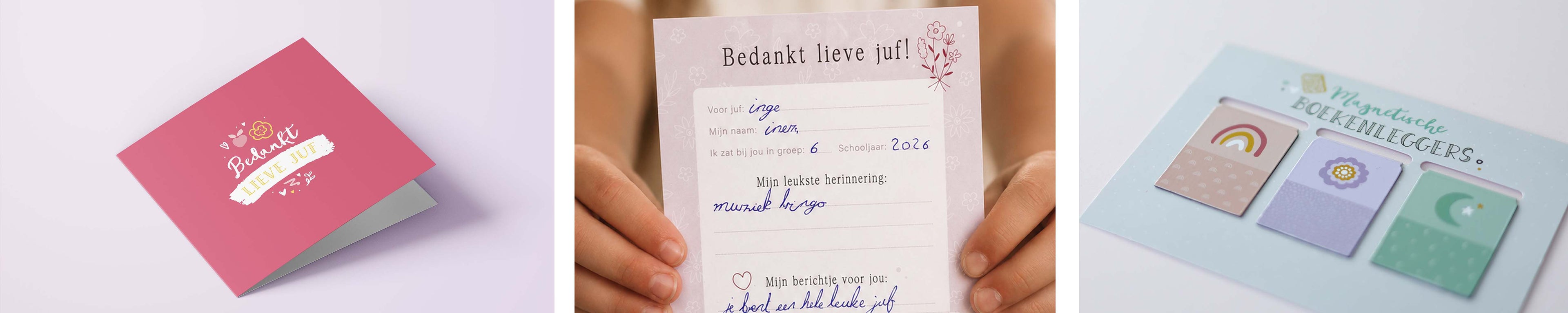 Cadeaus voor juf/meester