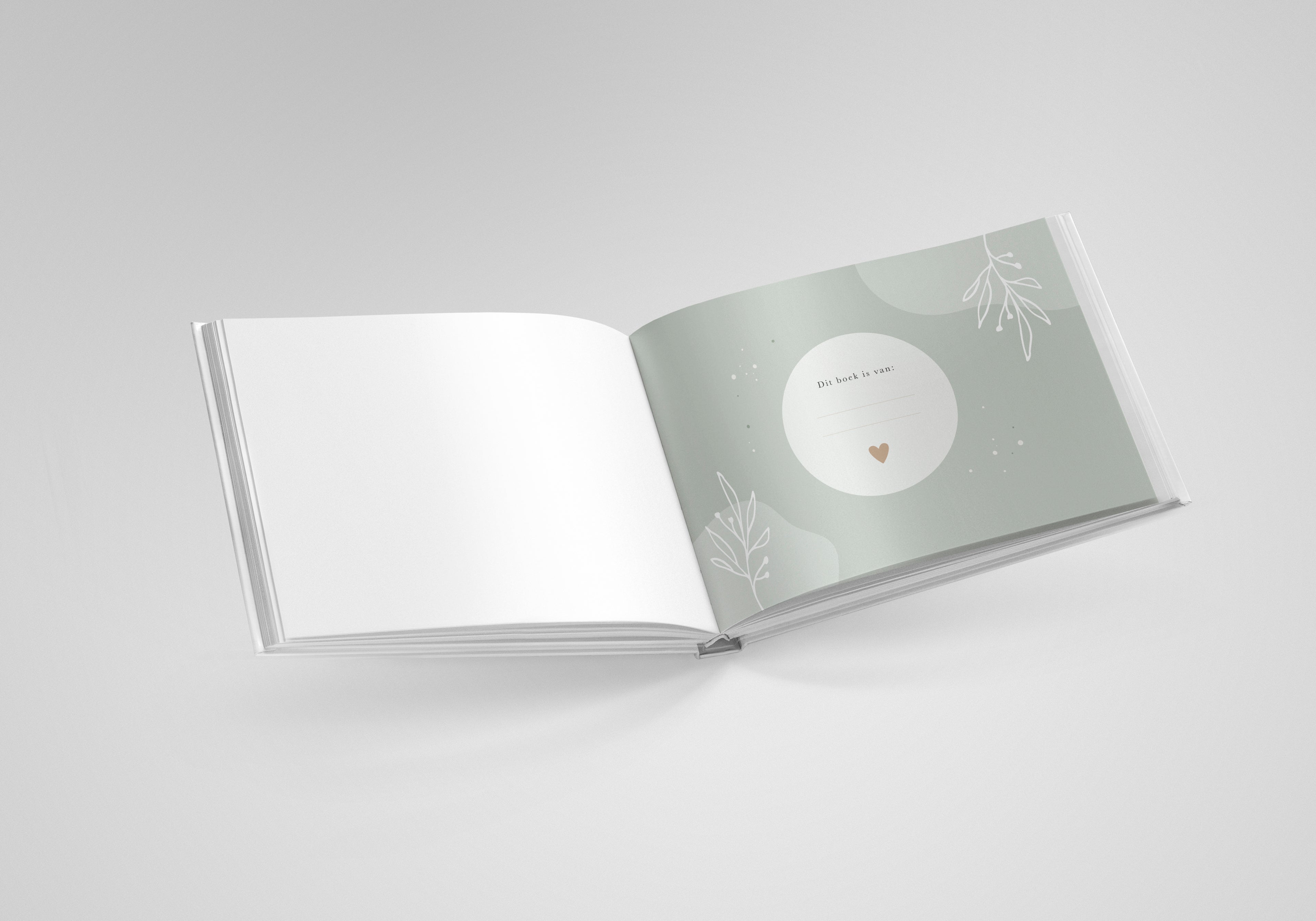 Mijn kraamvisiteboek - Invulboek voor kraamvisite - Geschikt voor 74 gasten