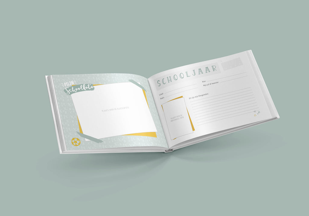 Mijn schoolfotoboek - groen