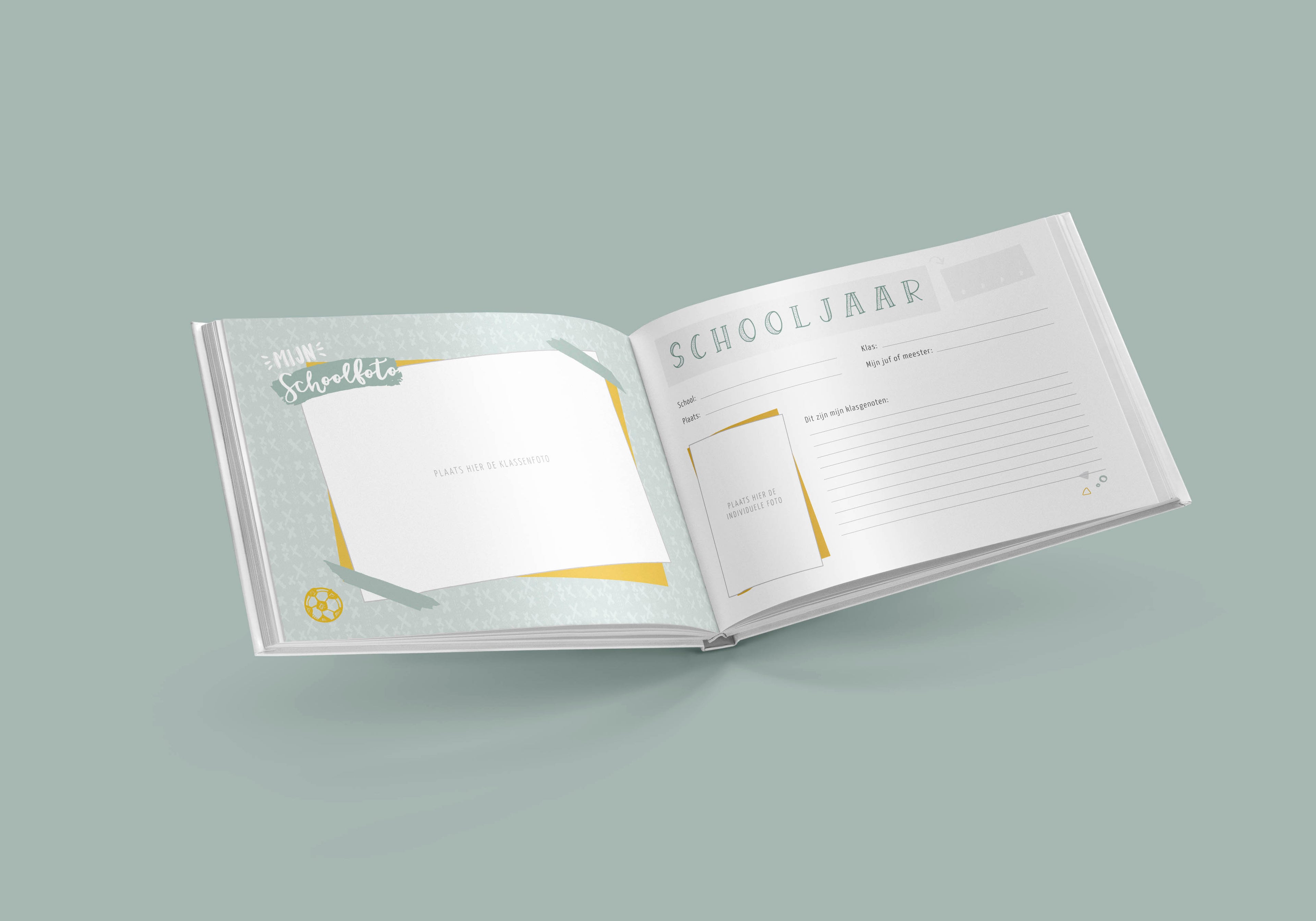 Mijn schoolfotoboek - groen