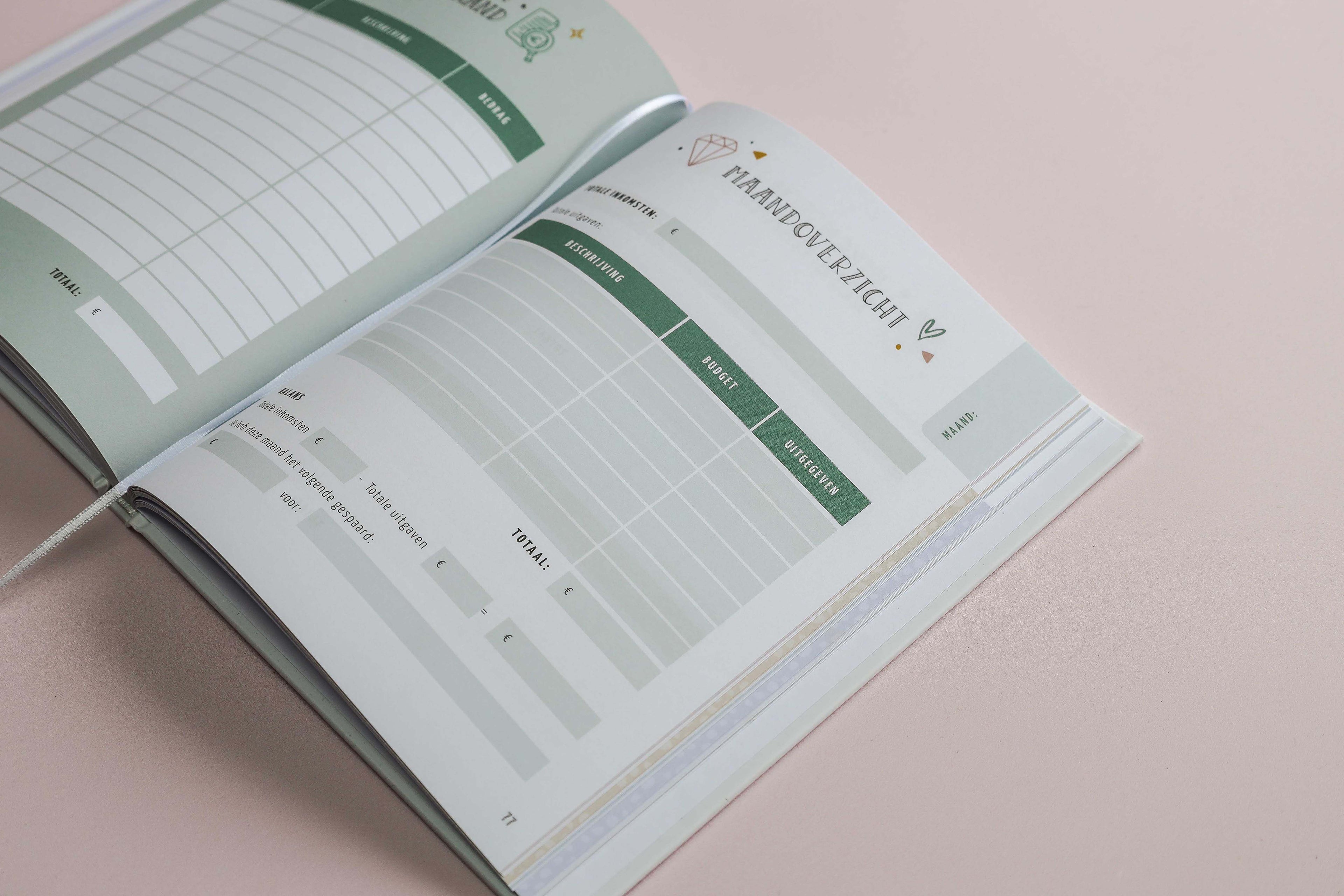 Mijn budgetplanner - inzicht in inkomsten en uitgaven