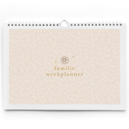 Familie weekplanner - Eclipse - A4 - Zonder datums - Gezinsplanner