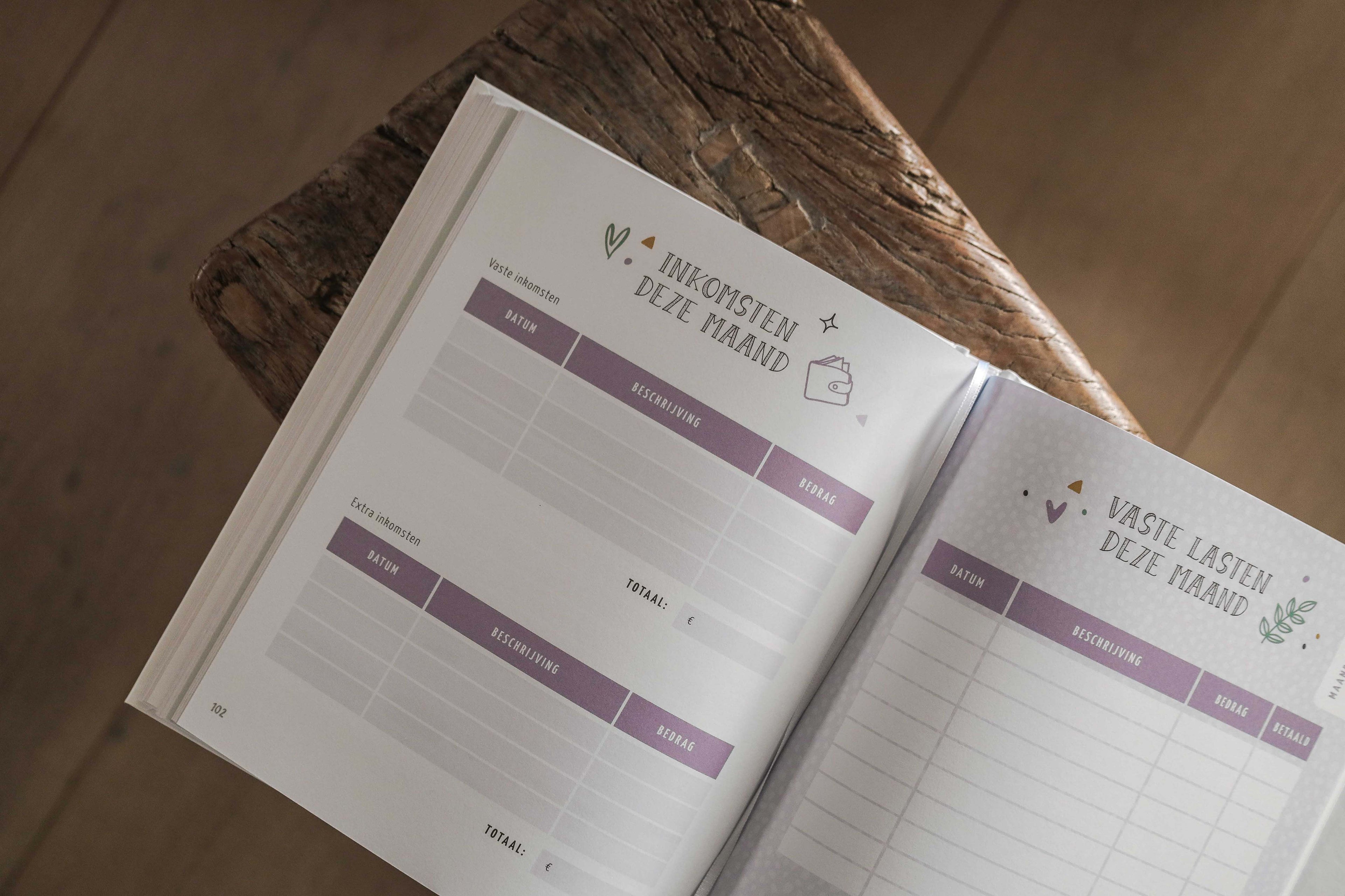 Mijn budgetplanner - inzicht in inkomsten en uitgaven