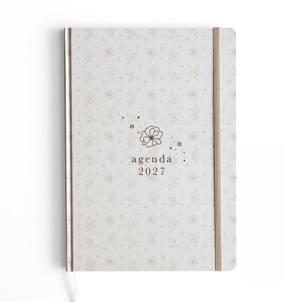 Agenda 2027 - A4 jaaragenda - Weekagenda  - 1 week op 2 pagina's