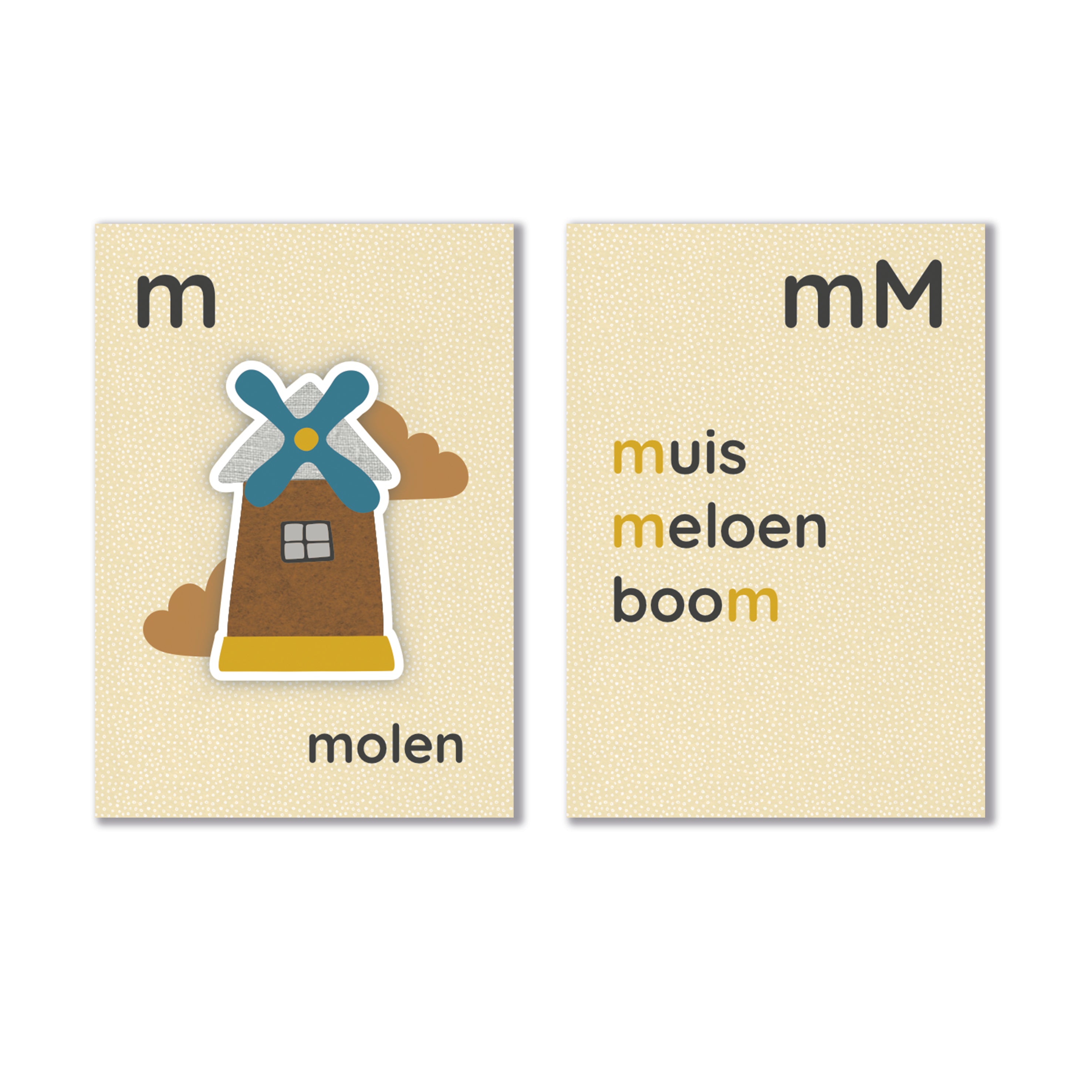 Mijn alfabetkaarten in bewaarblik - set Pien