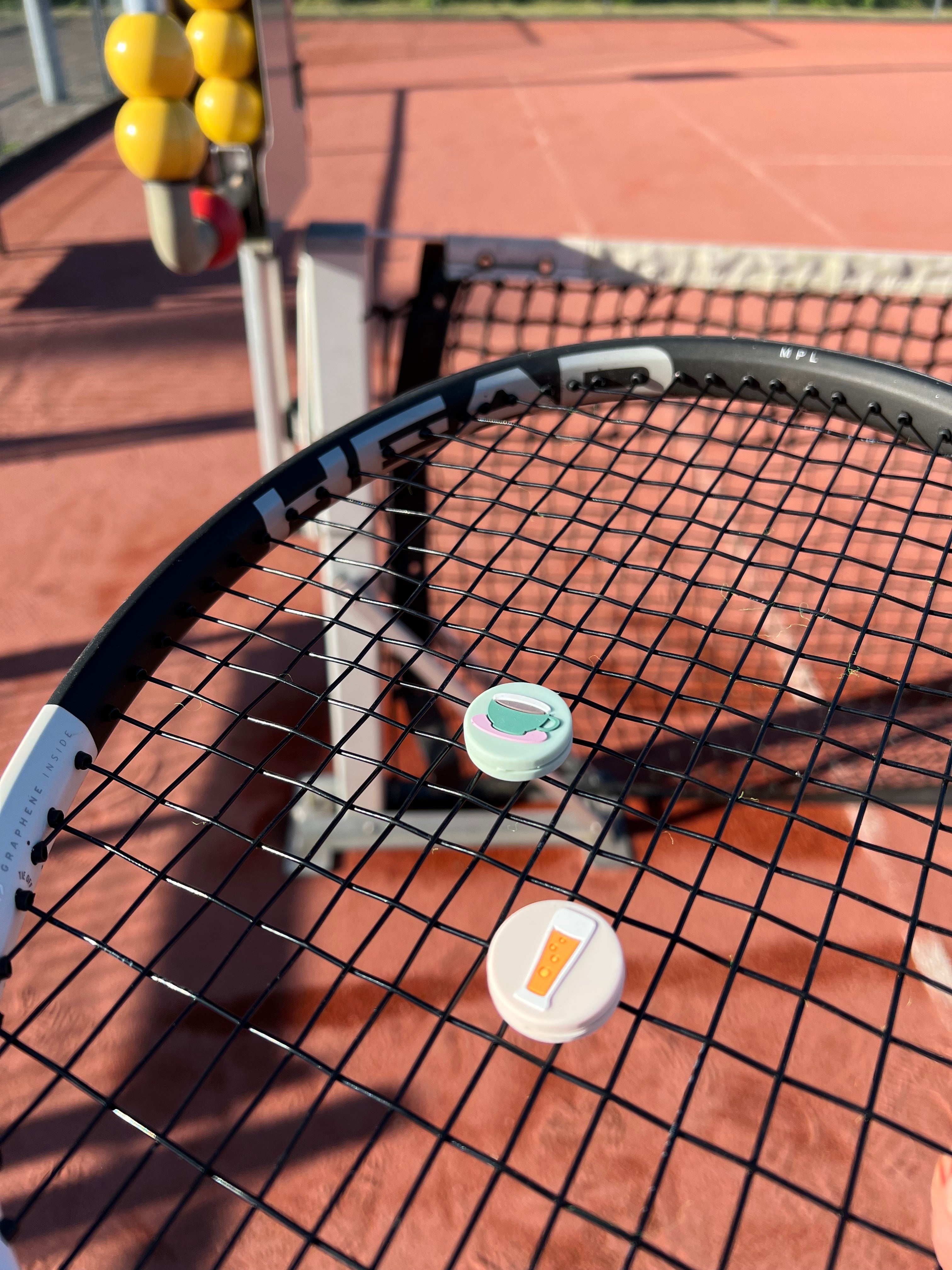 Tennisdempers - set van 2 - met TOS functie - bier/wijn en koffie/thee