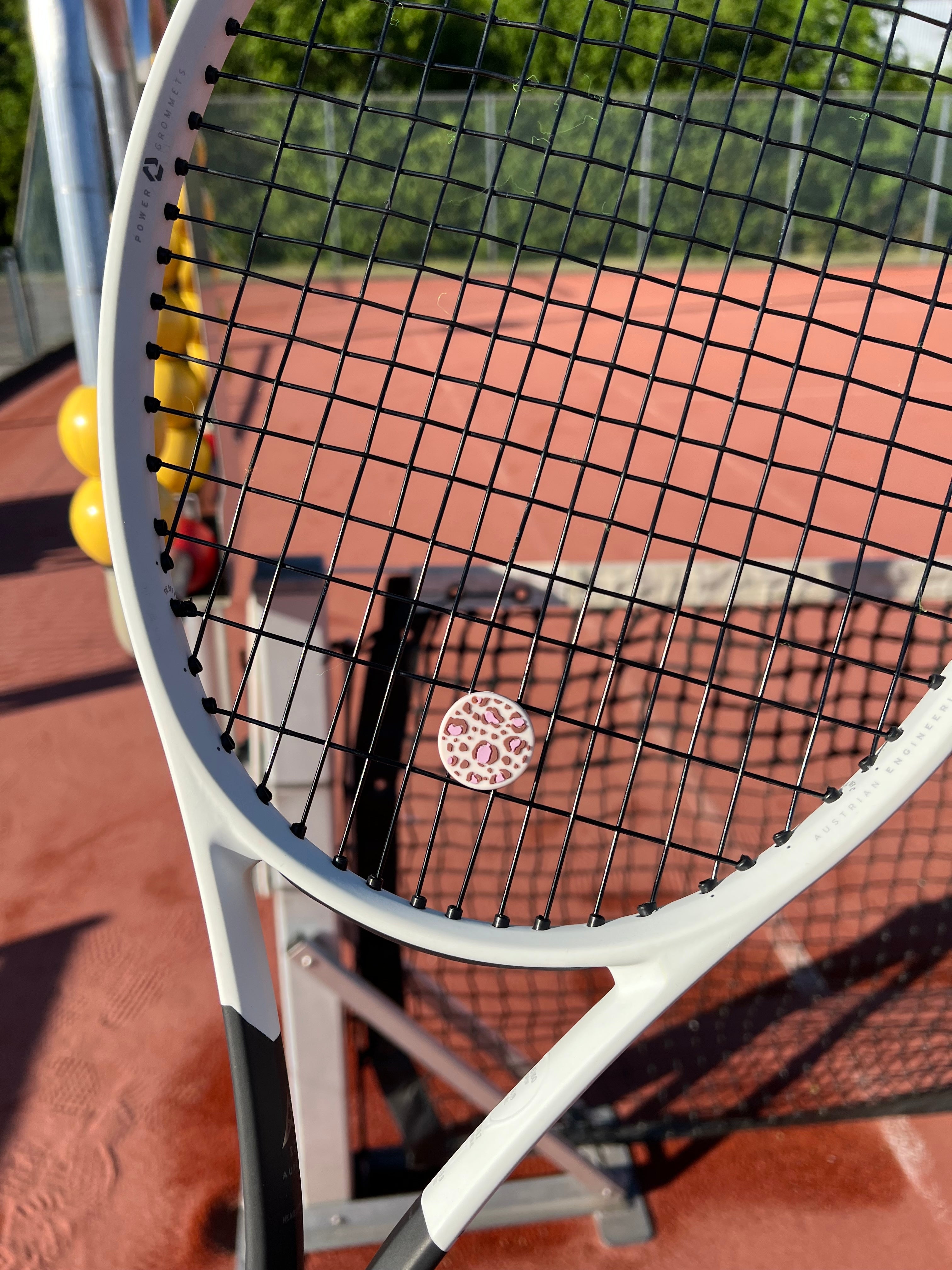 Tennisdempers - set van 2 - met TOS functie - leopard/zebra en leopard/slang
