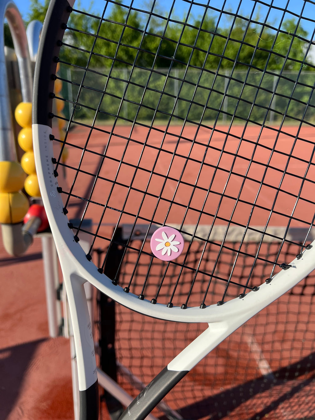 Tennisdempers - set van 2 - met TOS functie - zon/maan en vogel/bloem
