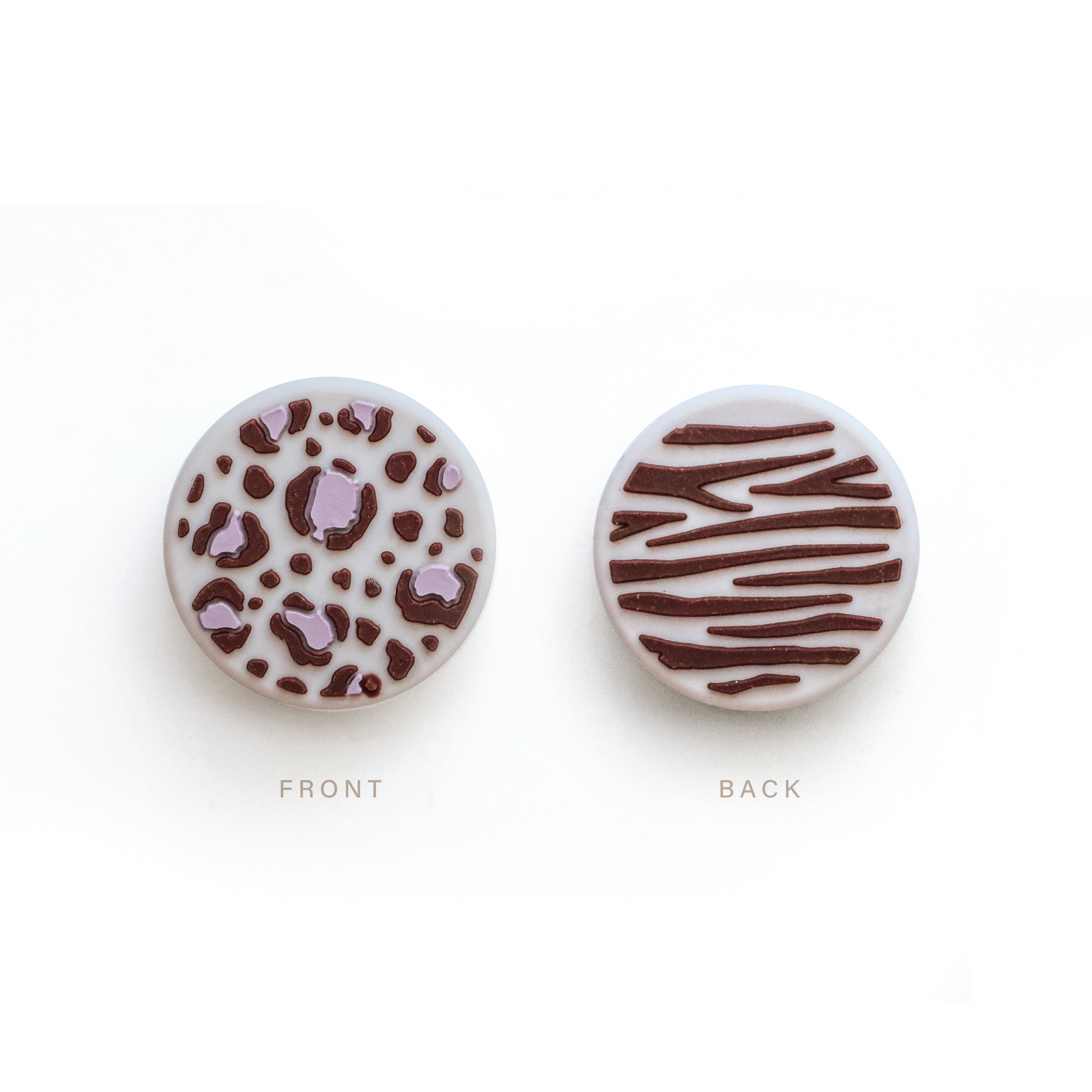 Tennisdempers - set van 2 - met TOS functie - leopard/zebra en leopard/slang