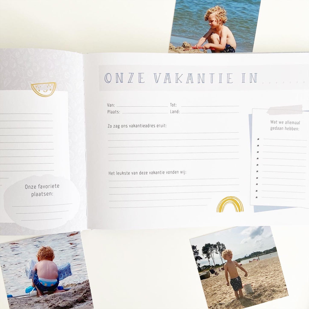 Ons vakantieboek - voor alle gezinsvakantie herinneringen
