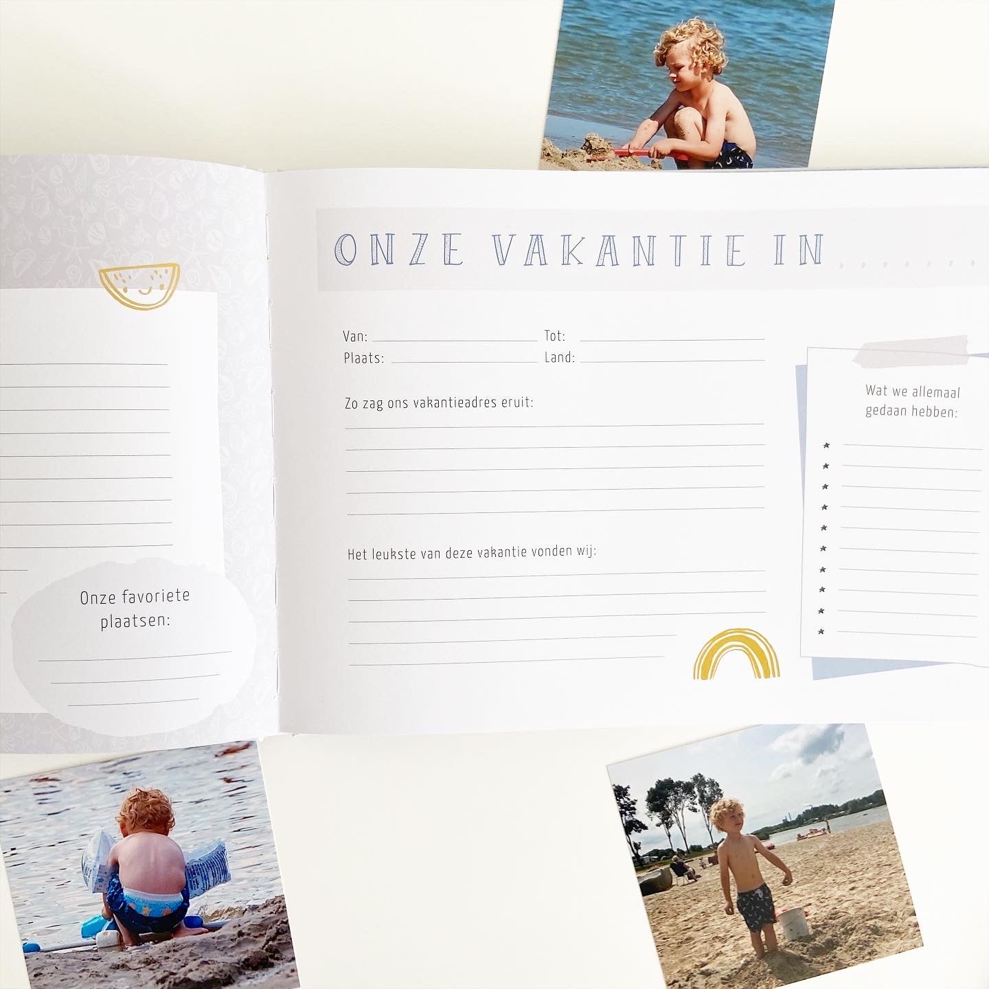 Ons vakantieboek - voor alle gezinsvakantie herinneringen