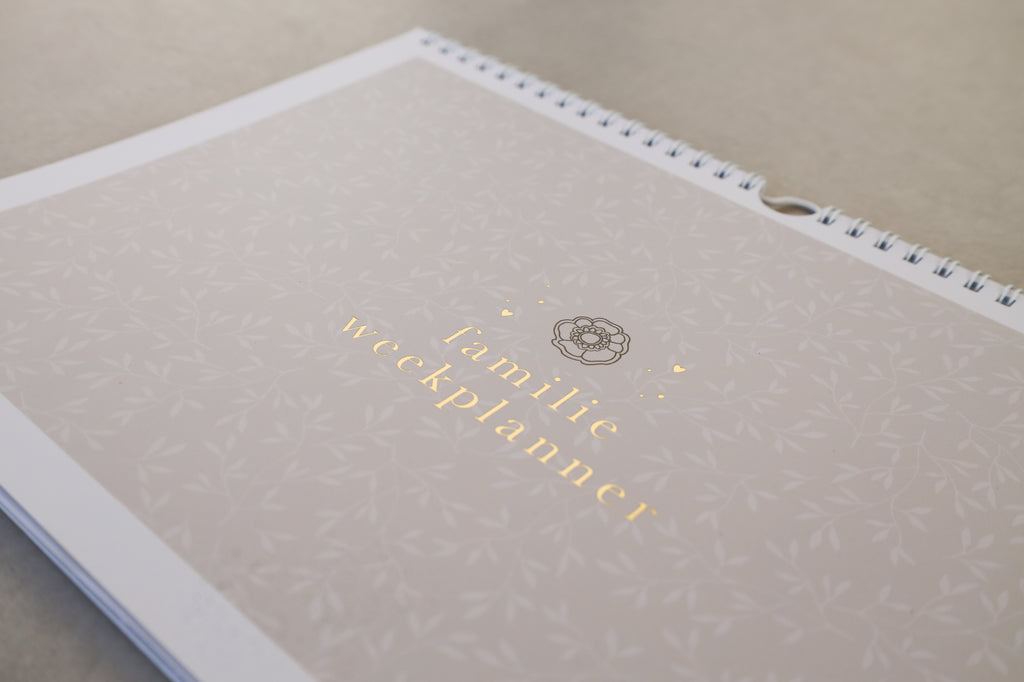Familie weekplanner - Eclipse - A4 - Zonder datums - Gezinsplanner