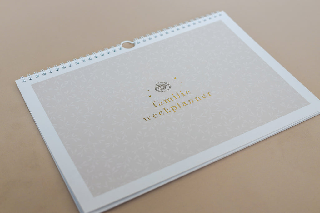 Familie weekplanner - Eclipse - A4 - Zonder datums - Gezinsplanner
