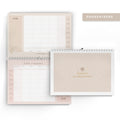 Familie weekplanner - Eclipse - A4 - Zonder datums - Gezinsplanner