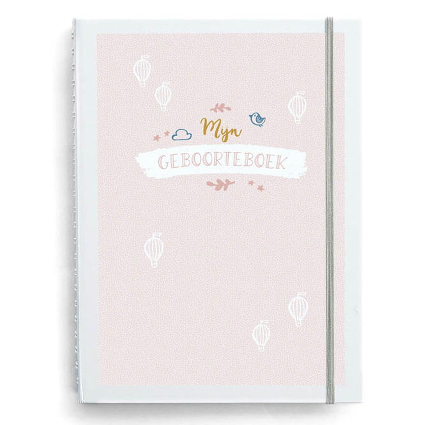 Mijn geboorteboek / kraambezoekboek - roze