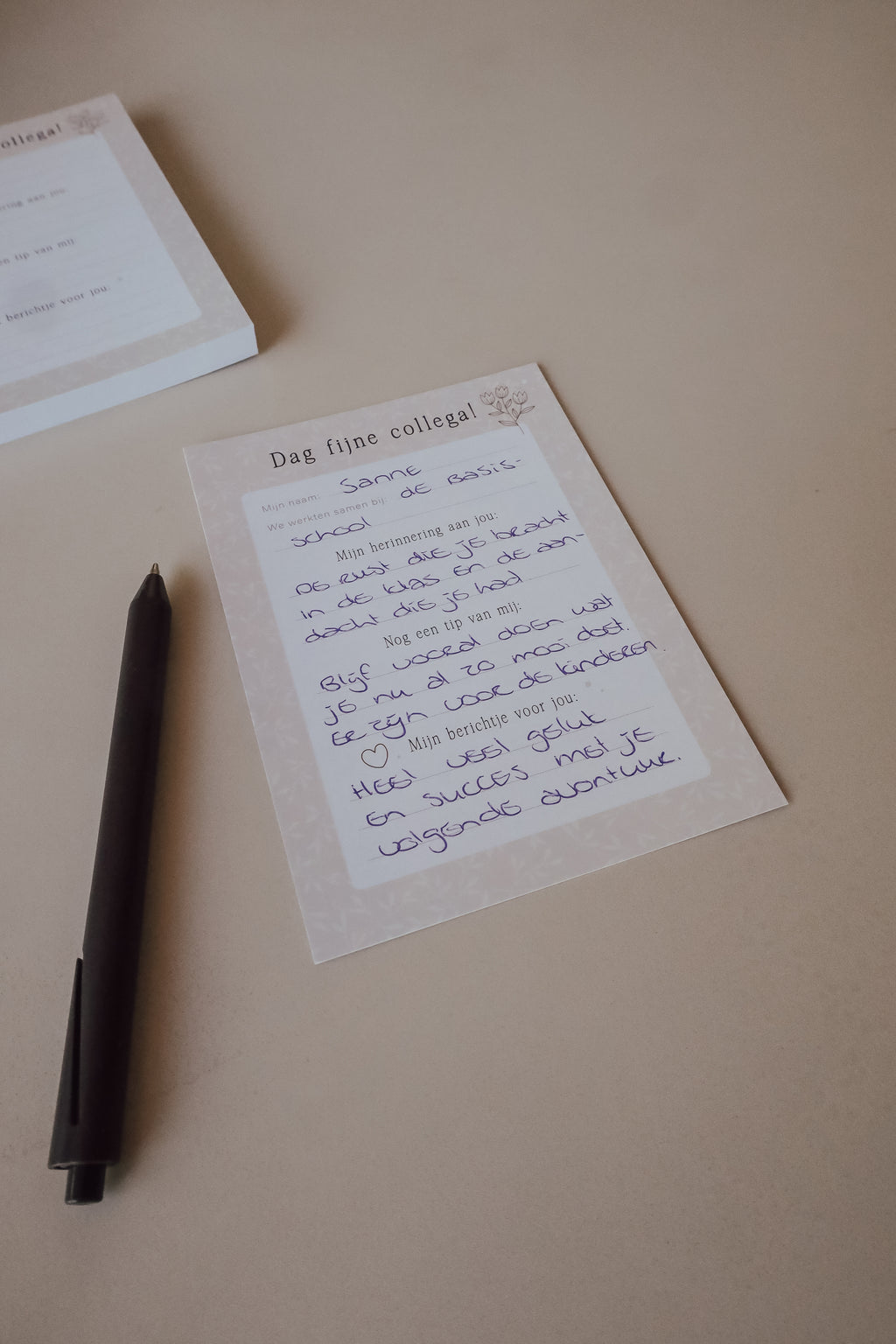 Afscheid collega invulkaarten (35 stuks)