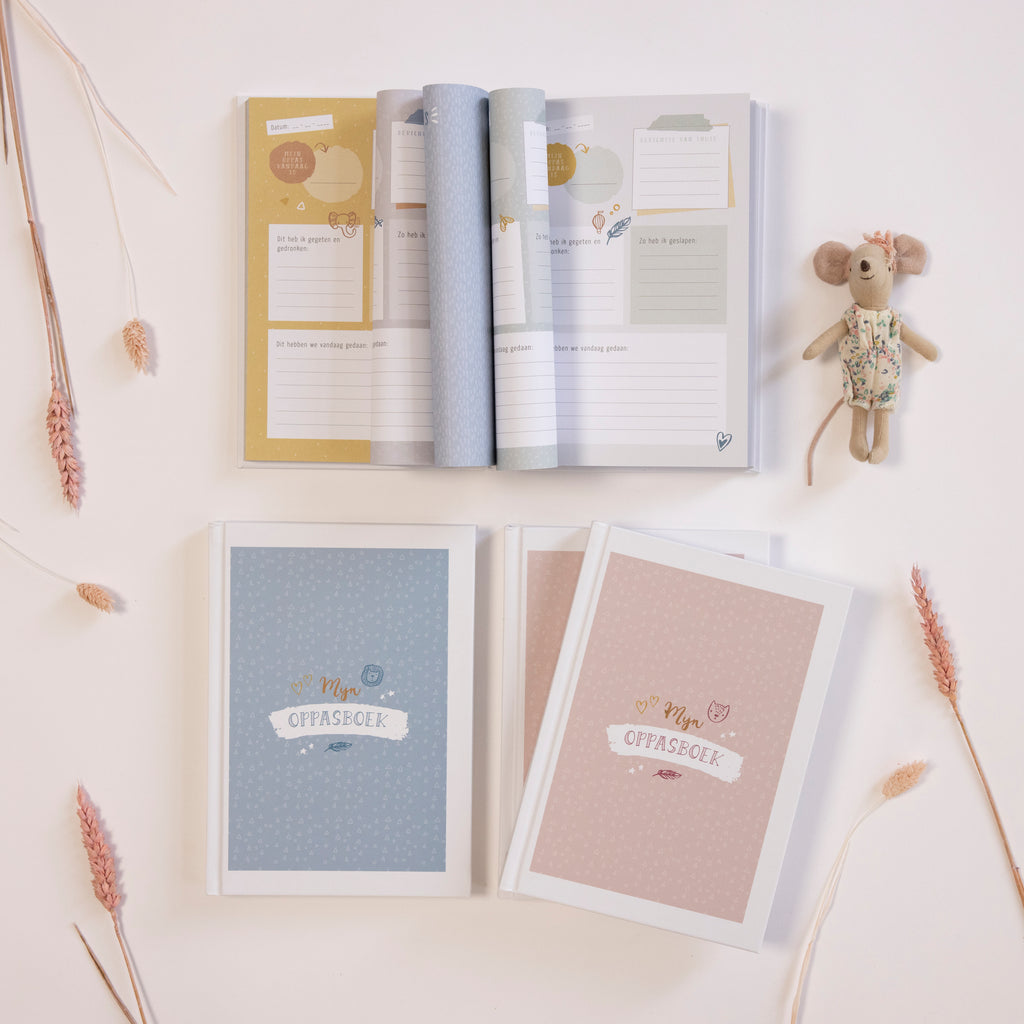 Mijn oppasboek - blauw