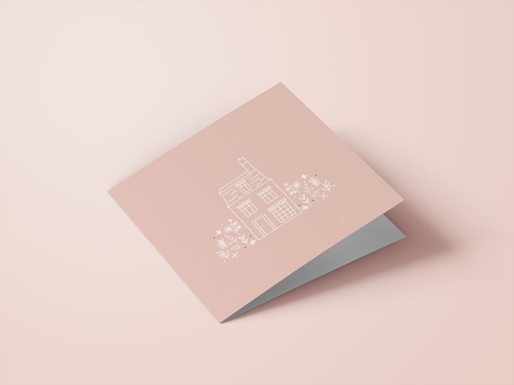 Wenskaarten verhuizing / nieuwe woning - set van 6 - incl enveloppen