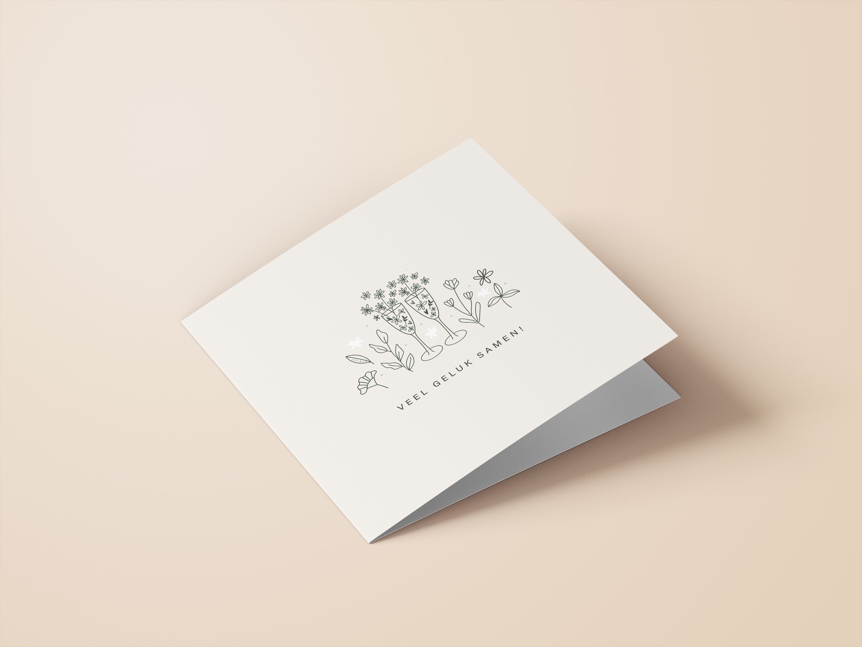 Wenskaarten verhuizing / nieuwe woning - set van 6 - incl enveloppen