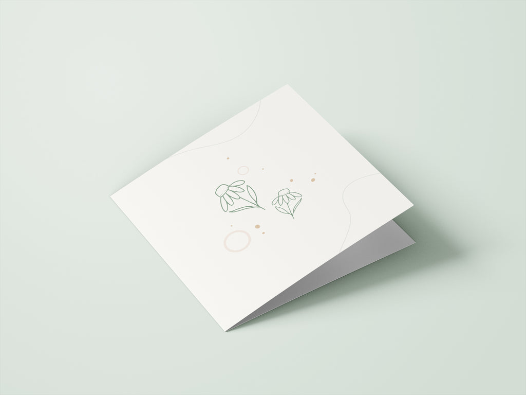 Wenskaarten blanco - set van 6 - incl enveloppen - Eclipse