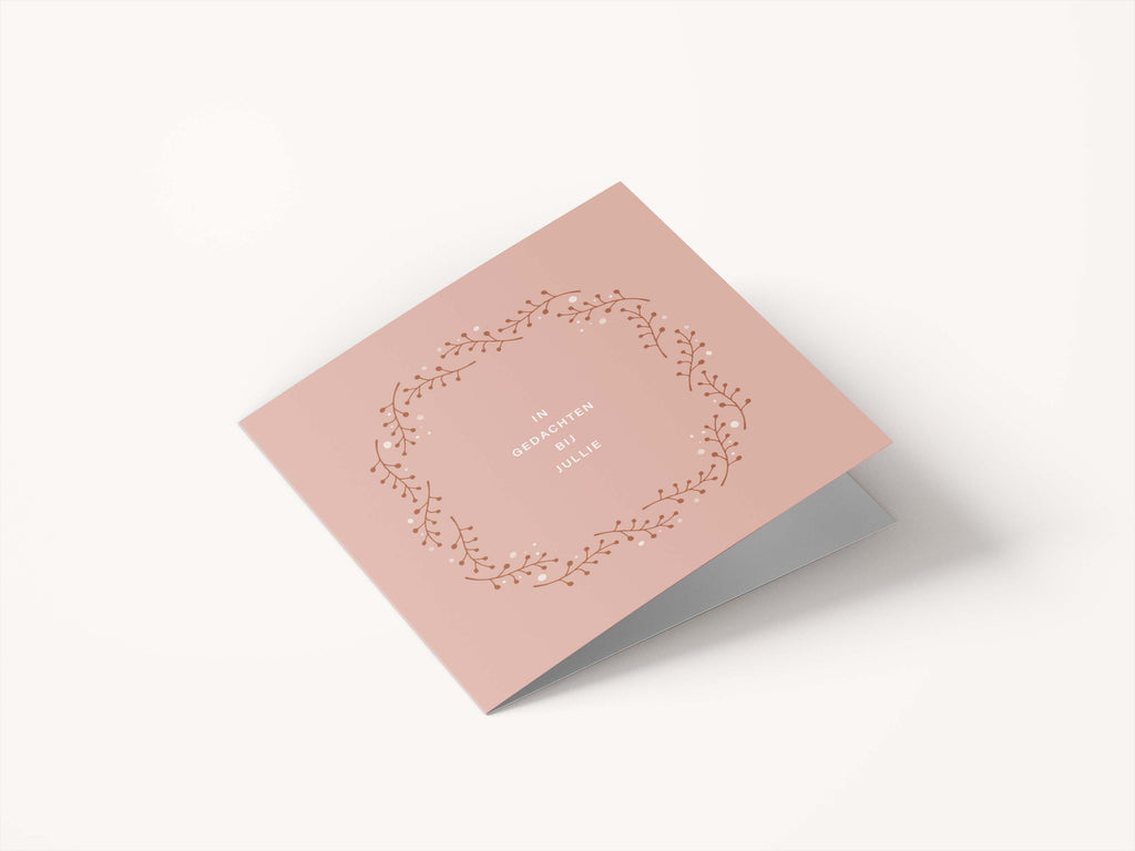 Wenskaarten condoleance / sterkte - set van 6 - incl enveloppen - Eclipse