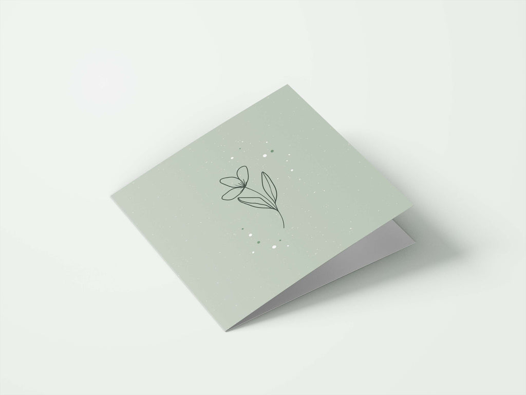 Wenskaarten condoleance / sterkte - set van 6 - incl enveloppen - Eclipse