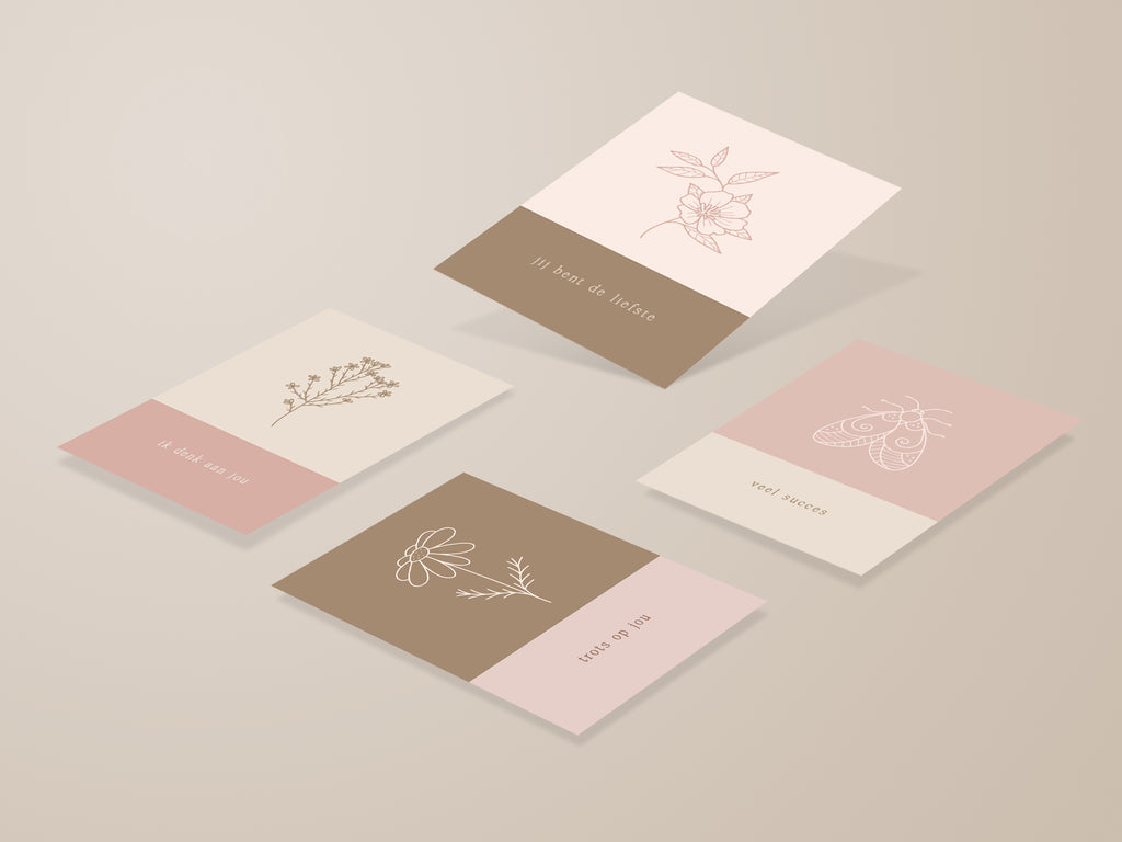 Mini wenskaartjes / cadeaulabels - 20 stuks - Eclipse