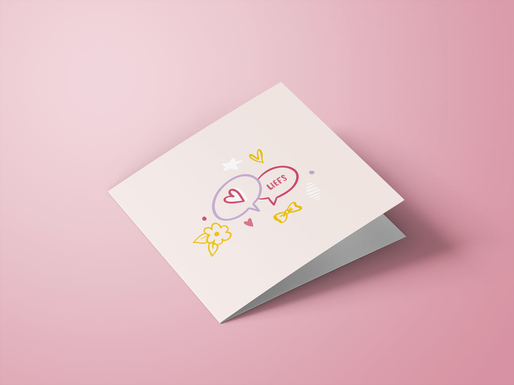 Wenskaarten zwangerschap / huwelijk - set van 6 - incl enveloppen - Universe