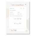 Mijn babyshower invulkaarten (30 stuks) - Eclipse