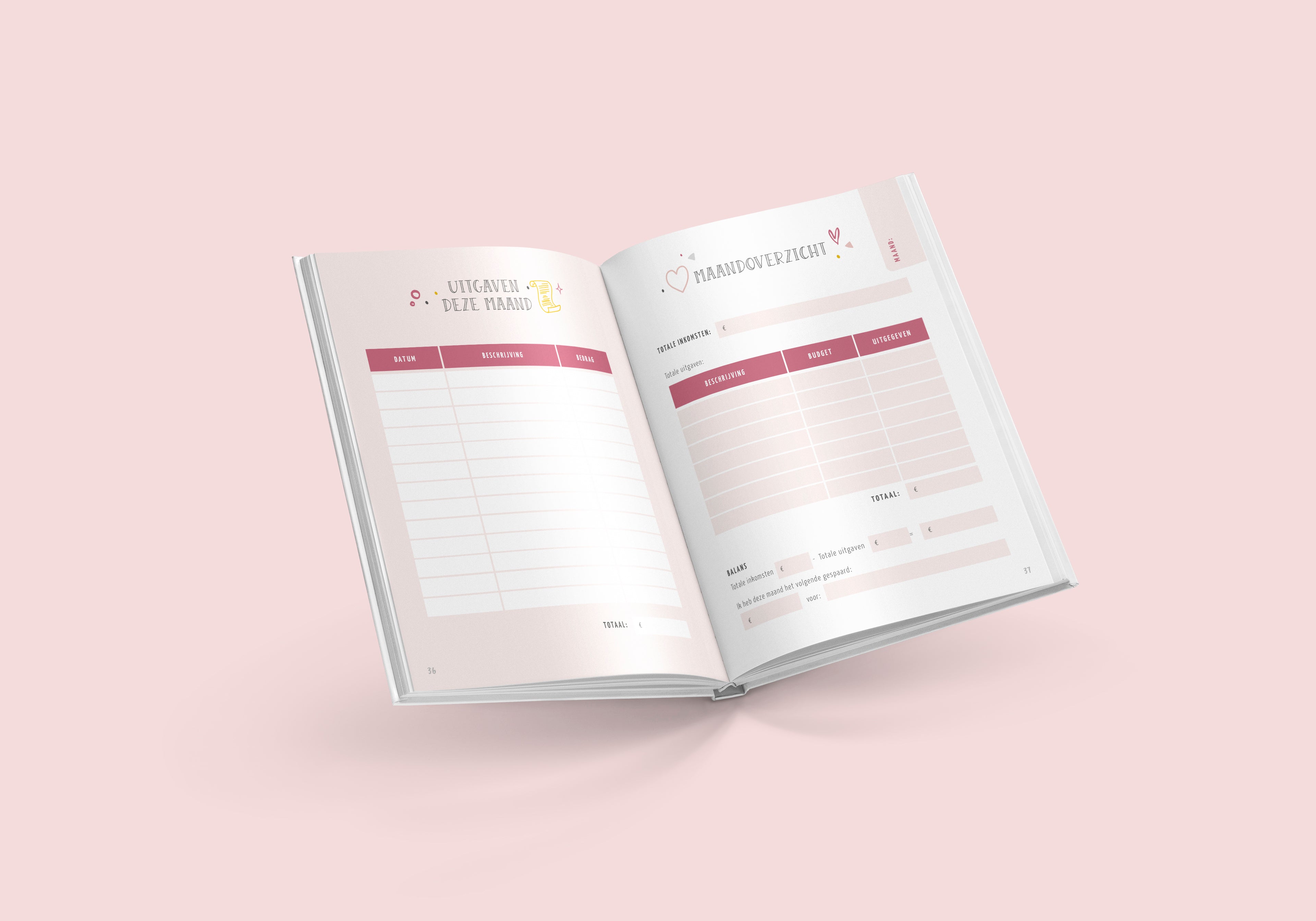 Mijn budgetplanner - inzicht in inkomsten en uitgaven