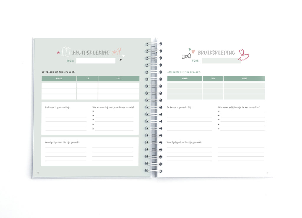 Mijn bruiloft planner