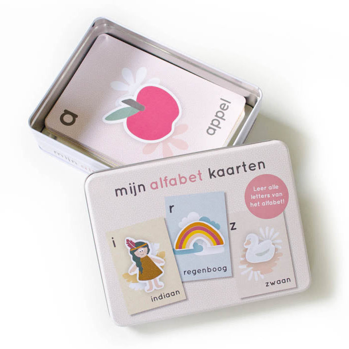 Mijn alfabetkaarten in bewaarblik - set Juul