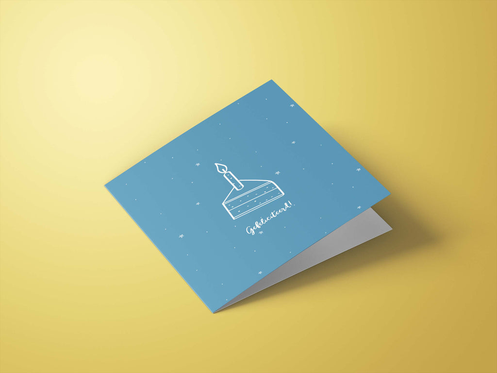 Wenskaarten verjaardag - set van 6 - incl enveloppen - Universe
