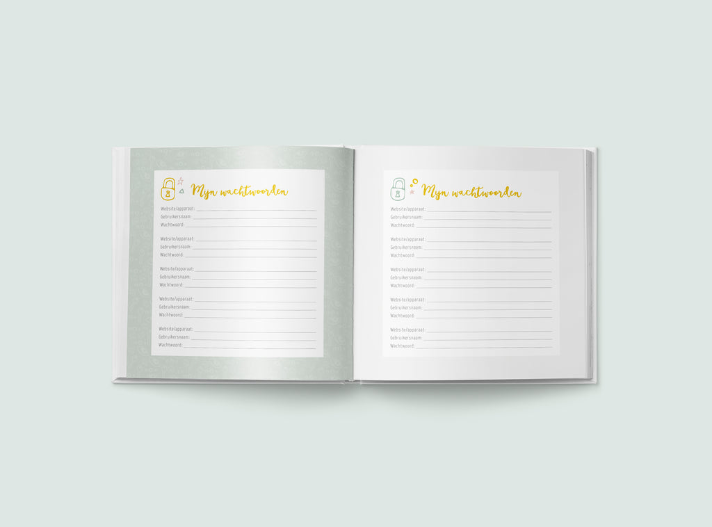 Mijn adressen- & wachtwoordenboek