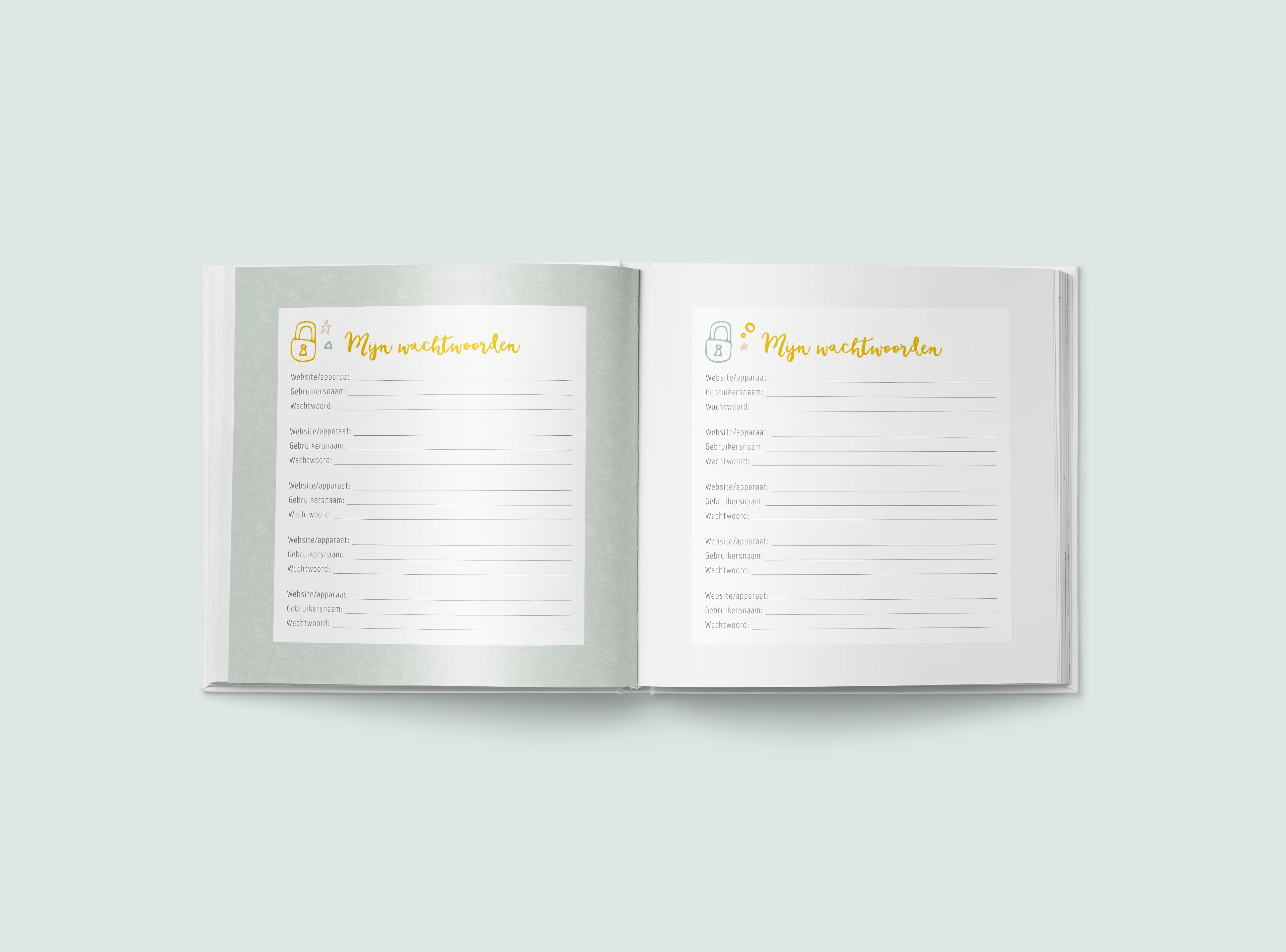 Mijn adressen- & wachtwoordenboek
