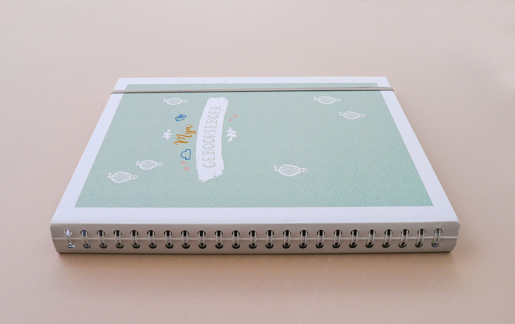 Mijn geboorteboek / kraambezoekboek - mint