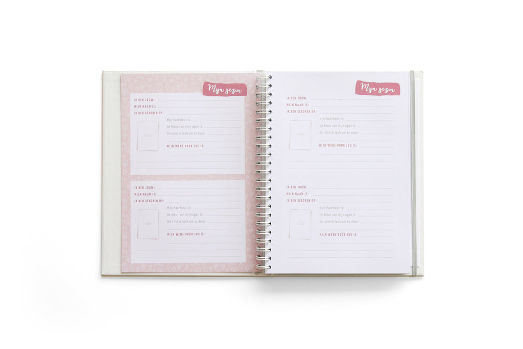 Mijn geboorteboek / kraambezoekboek - mint