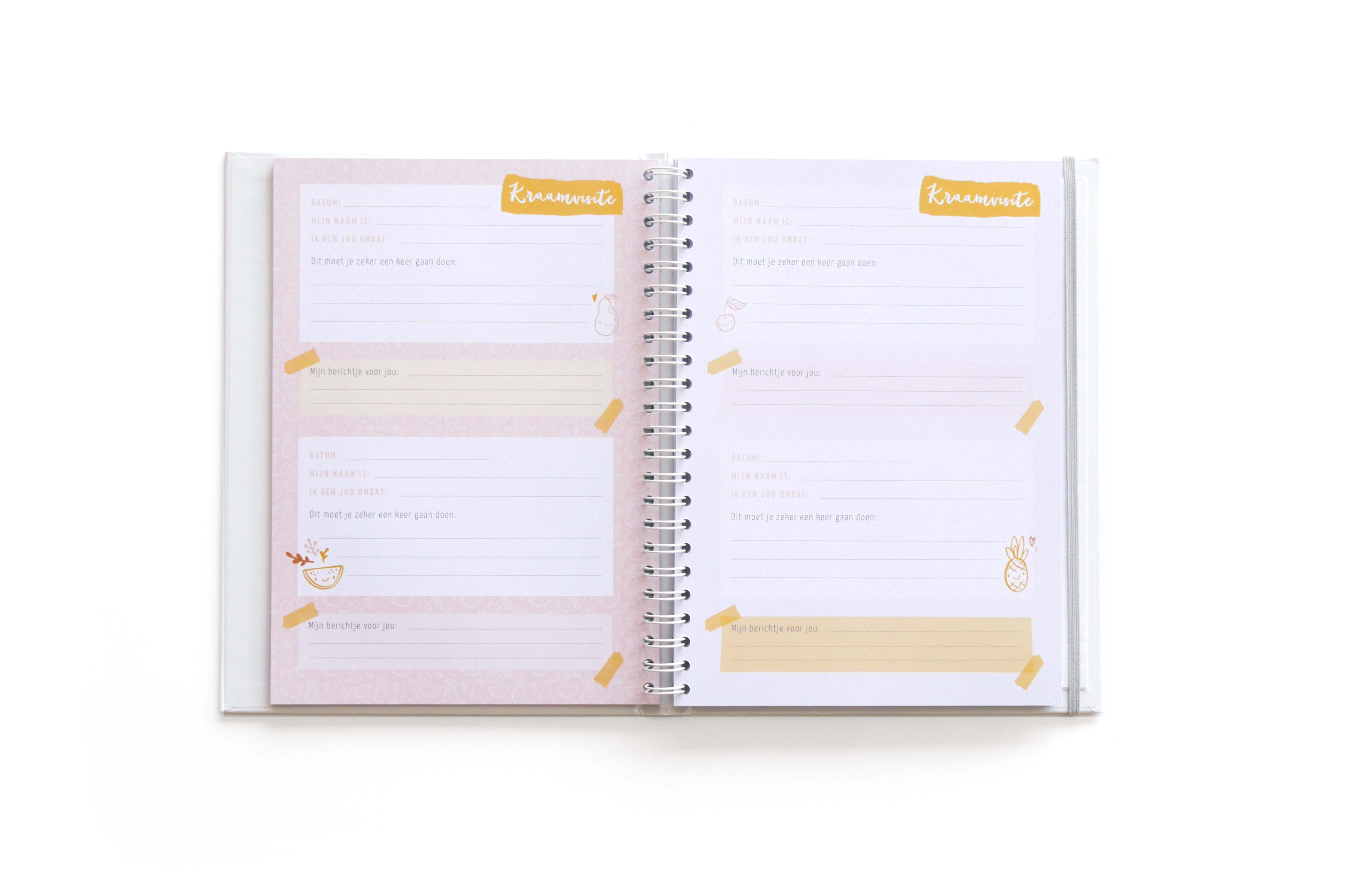 Mijn geboorteboek / kraambezoekboek - mint