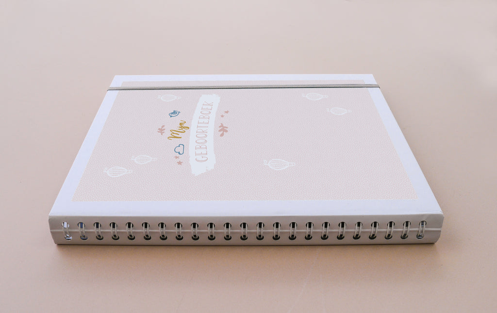 Mijn geboorteboek / kraambezoekboek - roze
