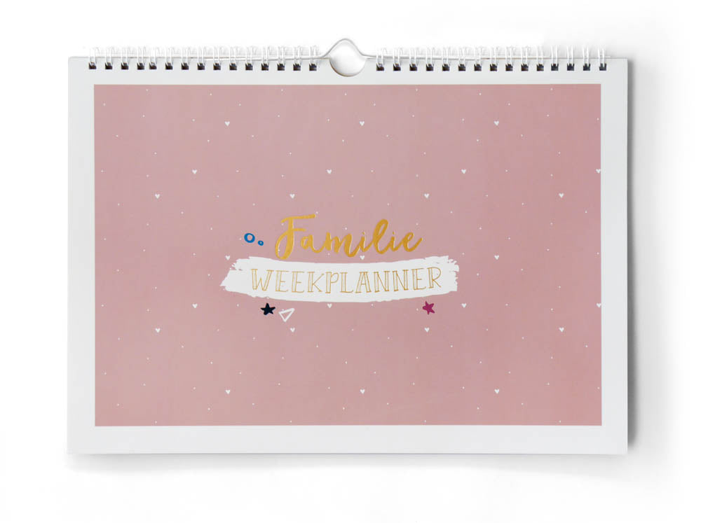 Familie weekplanner incl. stickervel - Universe
