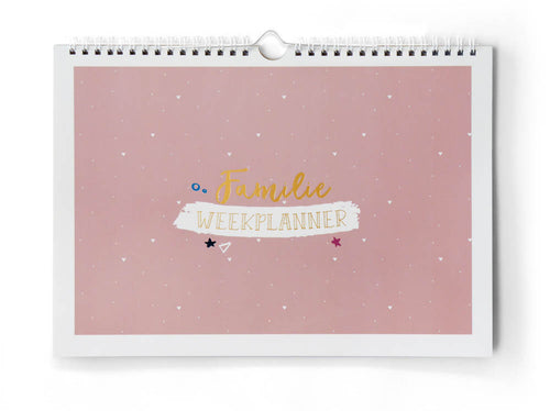 Familie weekplanner incl. stickervel - Universe