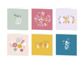 Wenskaarten blanco - set van 6 - incl enveloppen - Universe