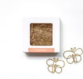 Paperclips vlinder - 20 stuks - goud