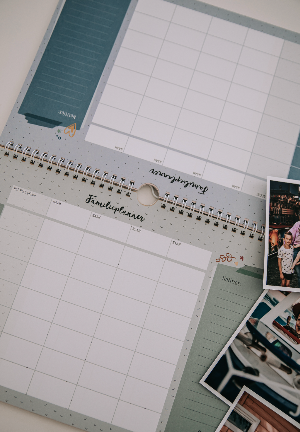 Familie weekplanner incl. stickervel - Universe