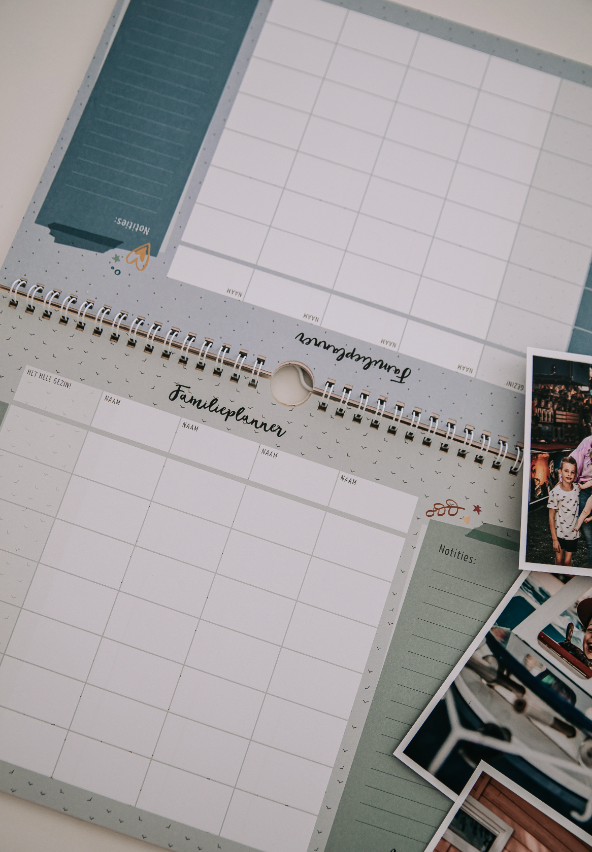 Familie weekplanner incl. stickervel - Universe