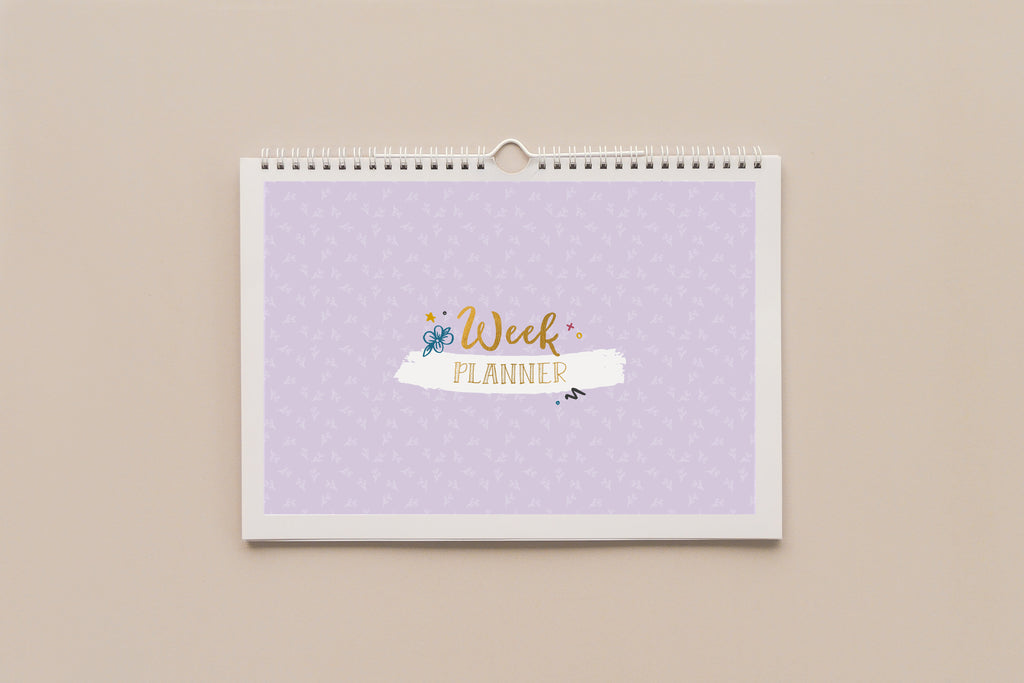 Weekplanner incl. stickervel - Universe