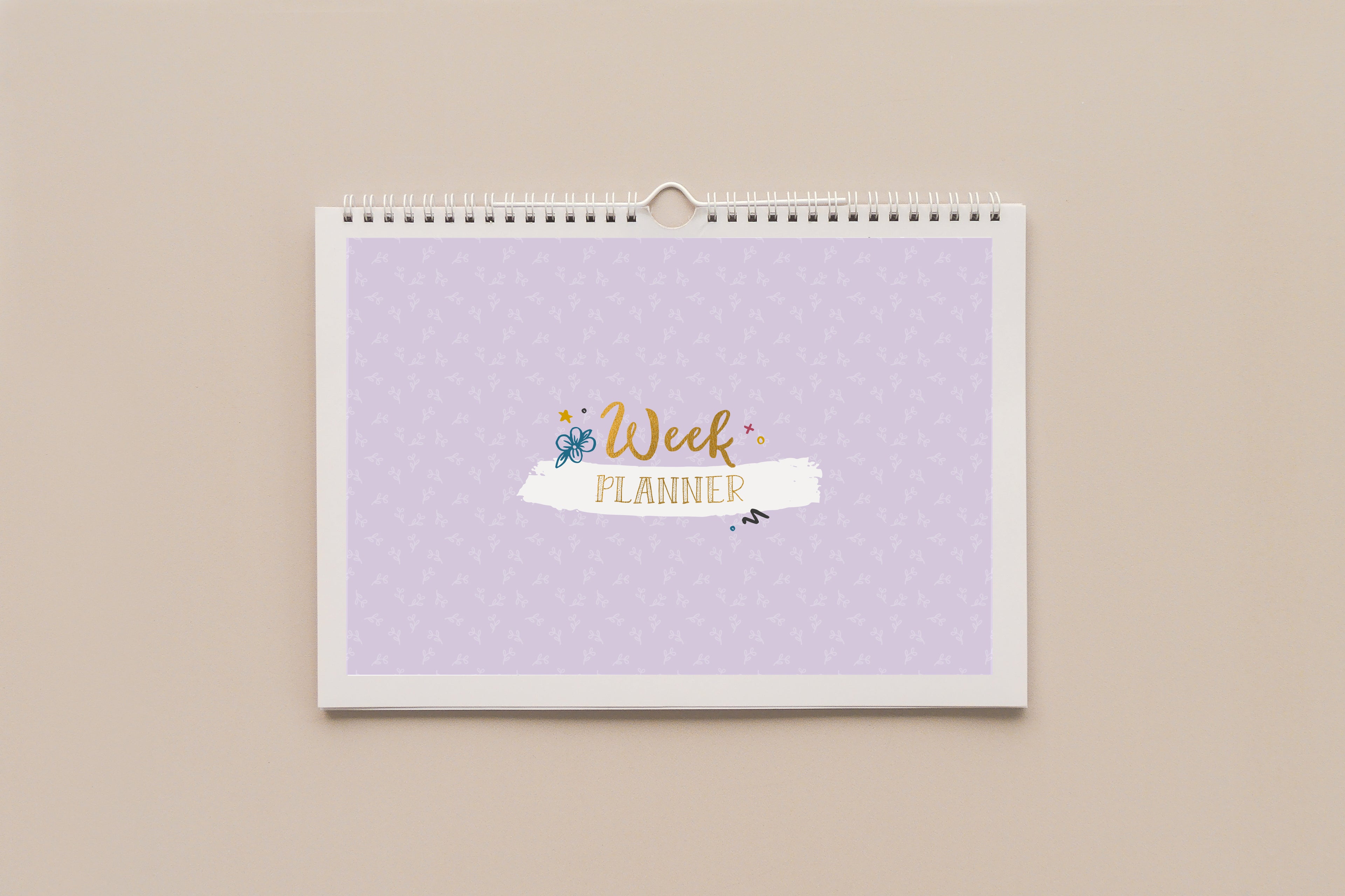 Weekplanner incl. stickervel - Universe