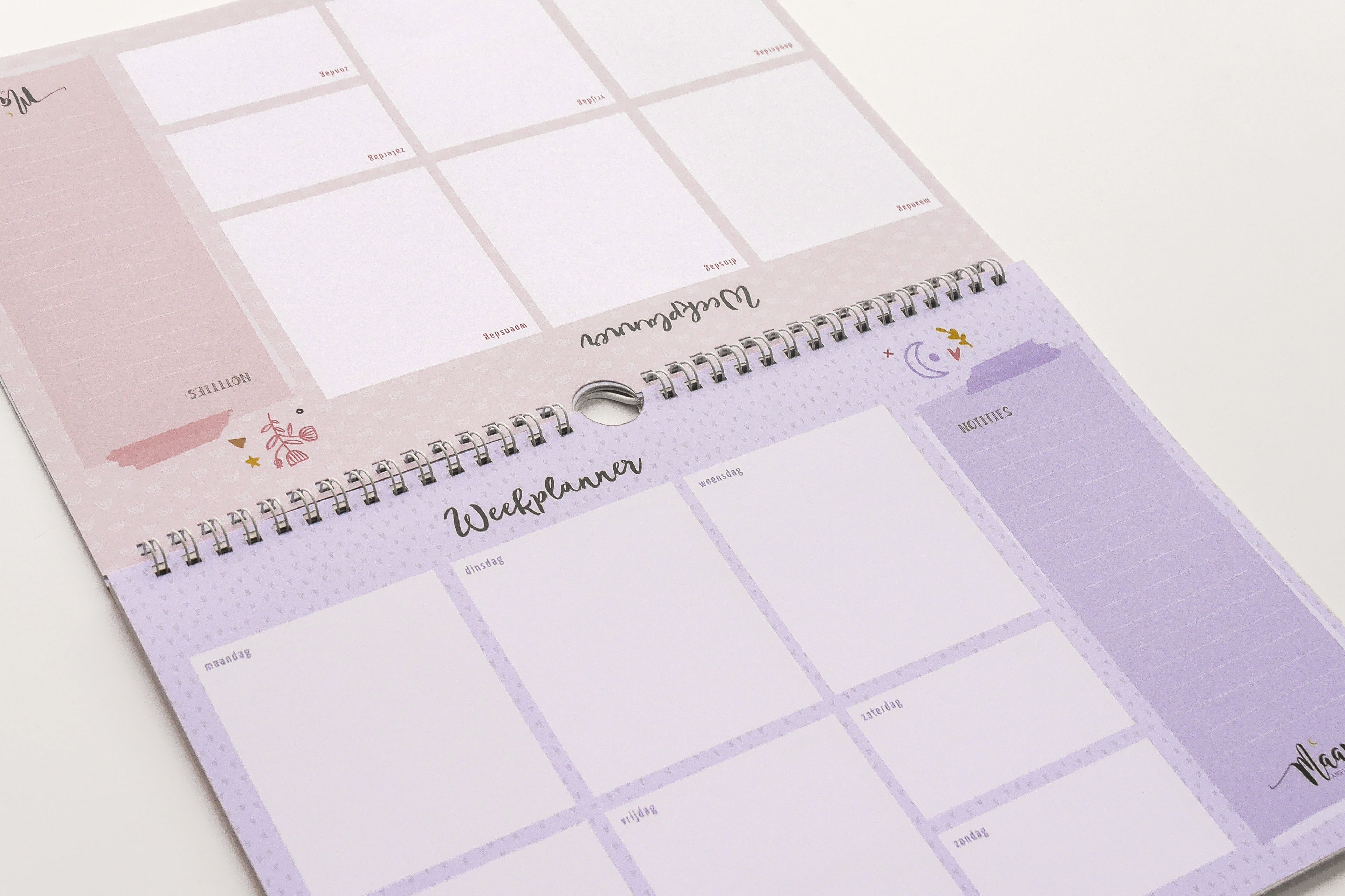 Weekplanner incl. stickervel - Universe