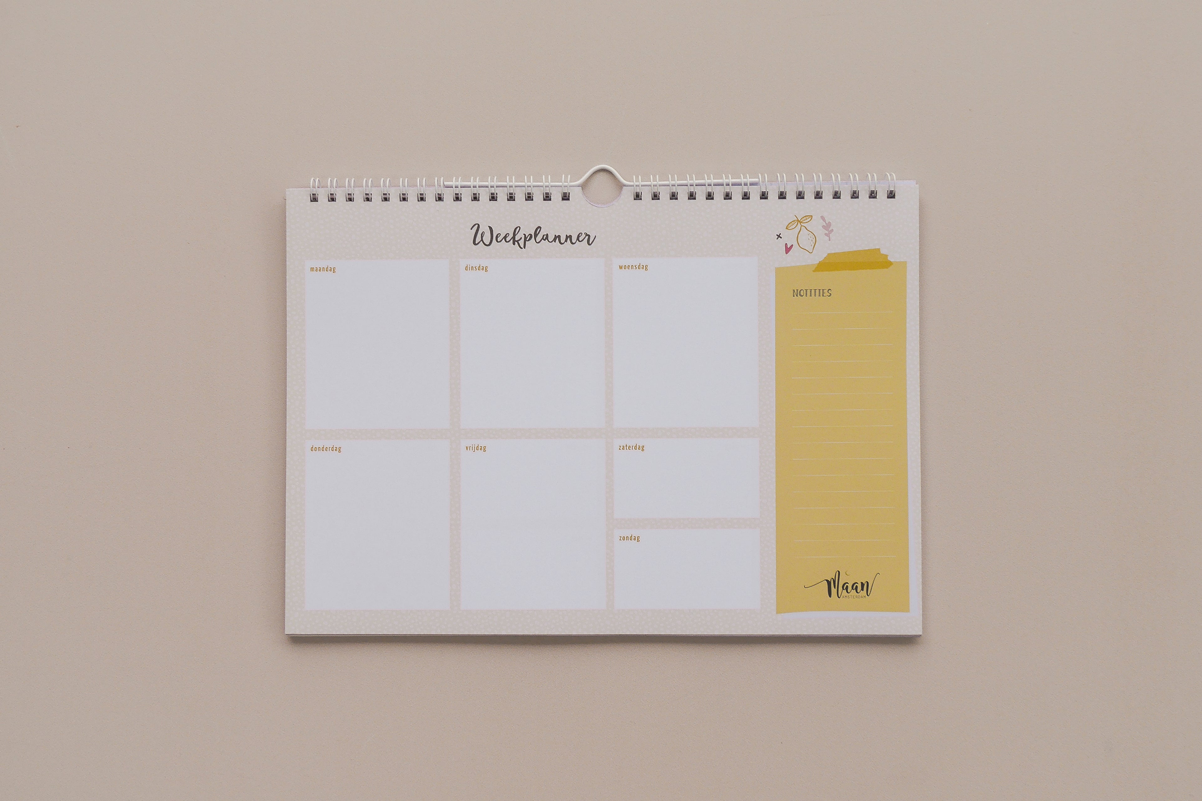 Weekplanner incl. stickervel - Universe