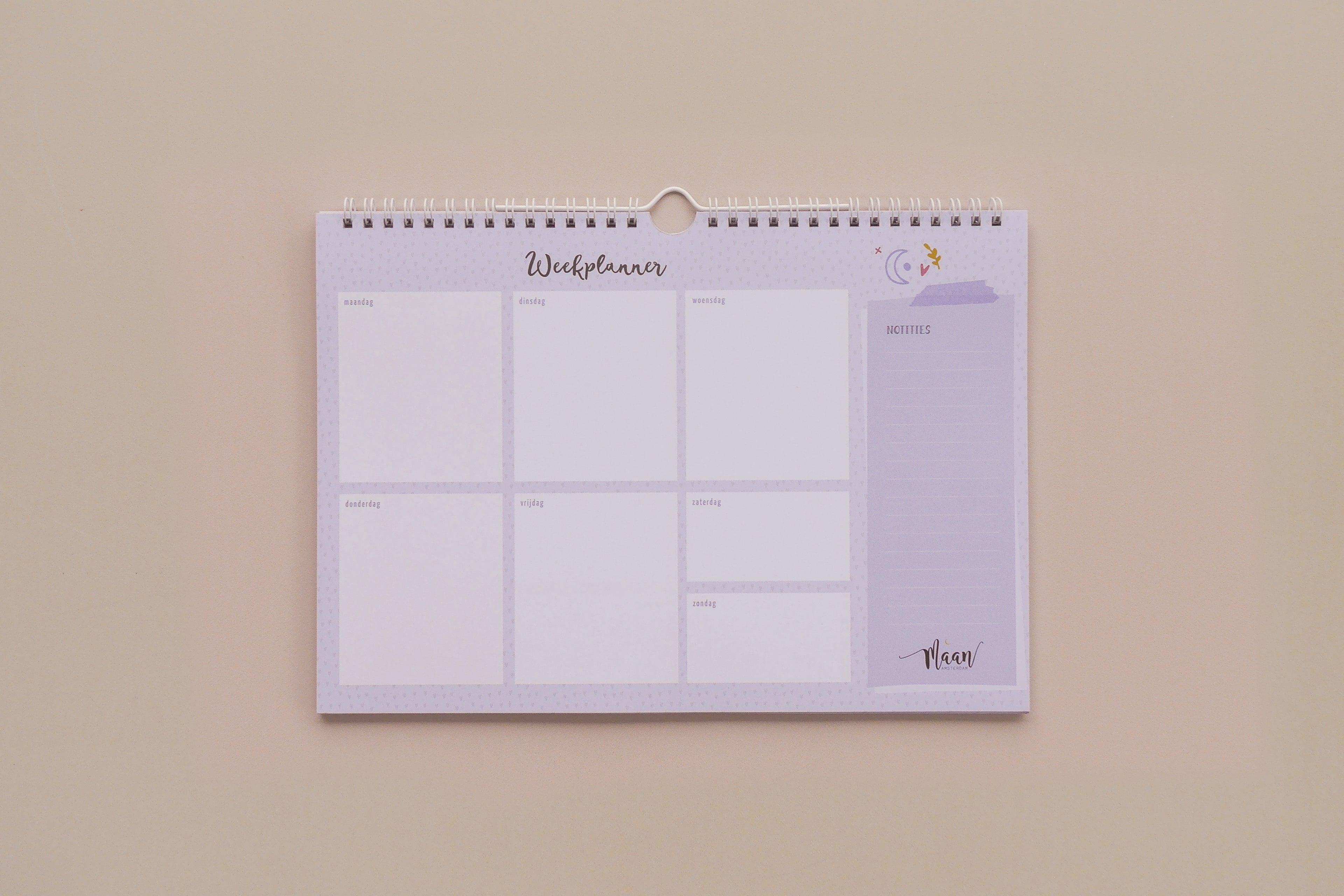Weekplanner incl. stickervel - Universe